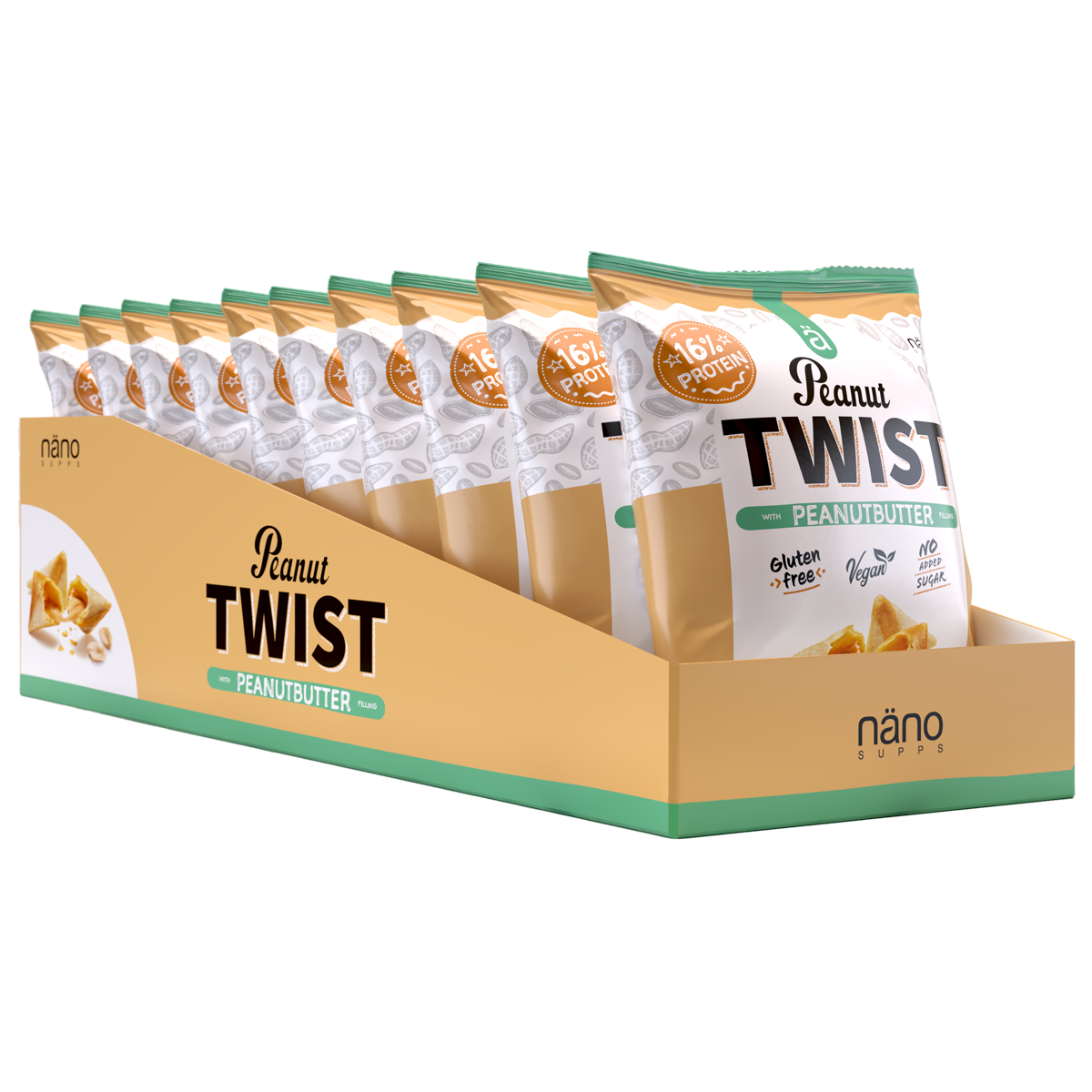 NanoSUPPS-PEANUT TWIST 10x30g