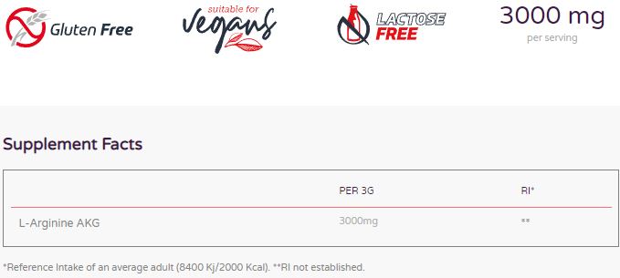 ARGININE AKG 300g
