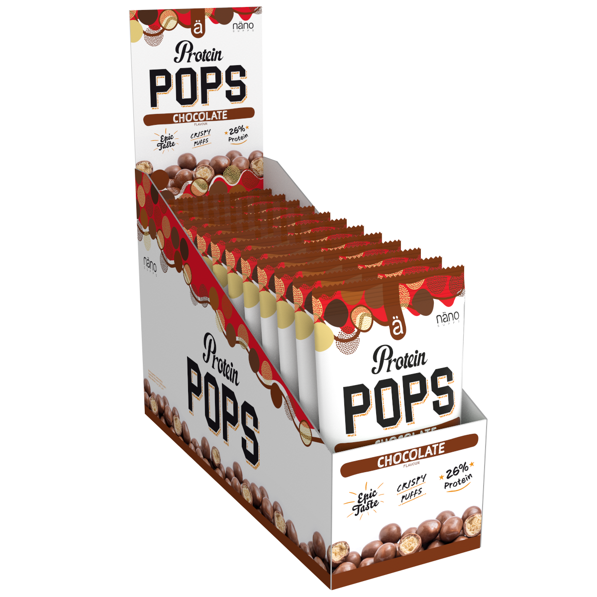 NanoSUPPS-PROTEIN POPS 12x38g