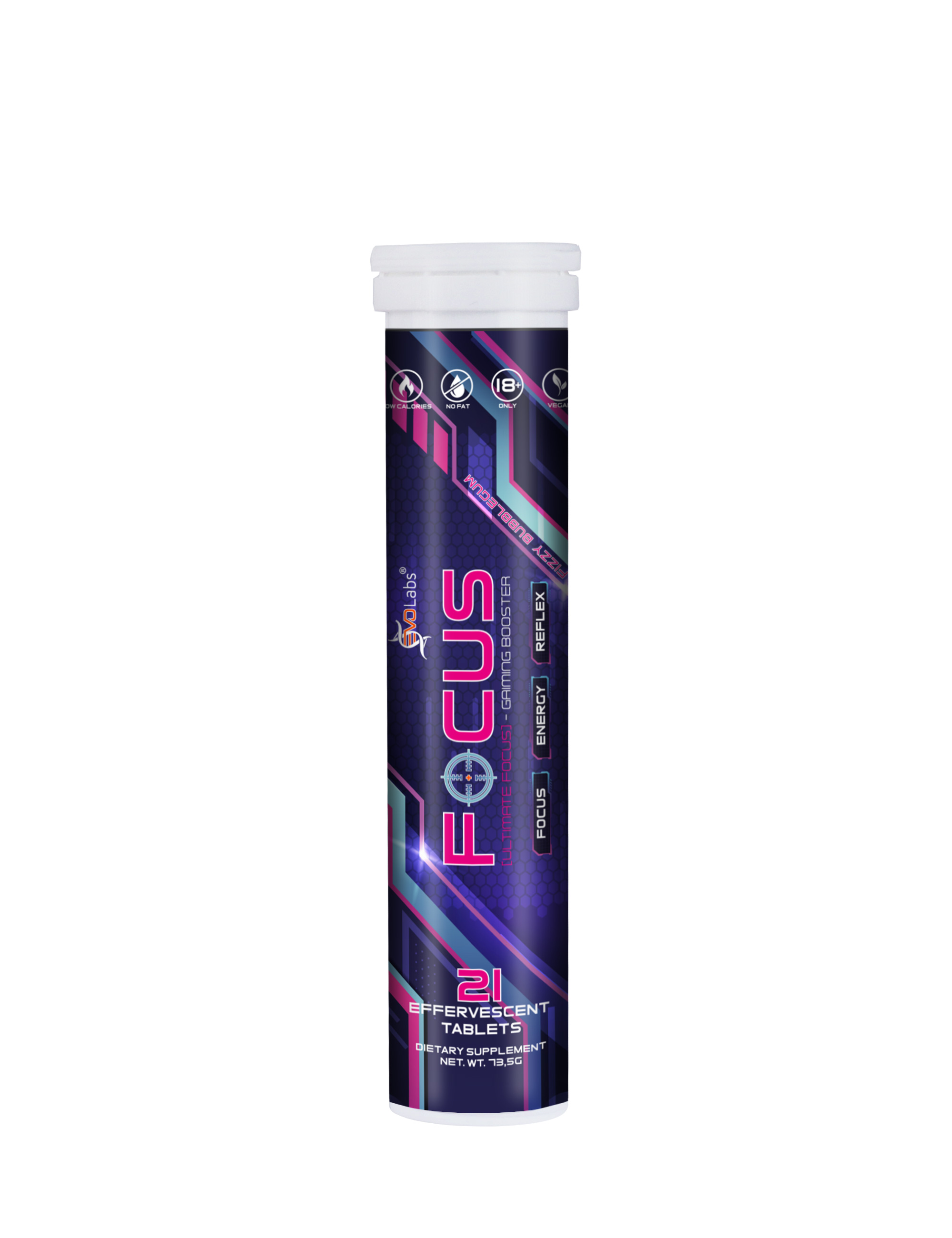 EVOLabs Focus Gaming 1x21 Effervescent tablets