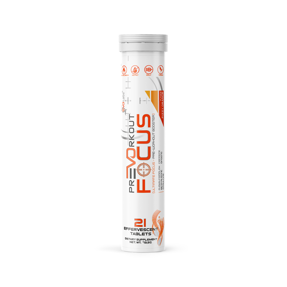 EVOLabs PrEVOrkout Focus 1x21 Effervescent tablets
